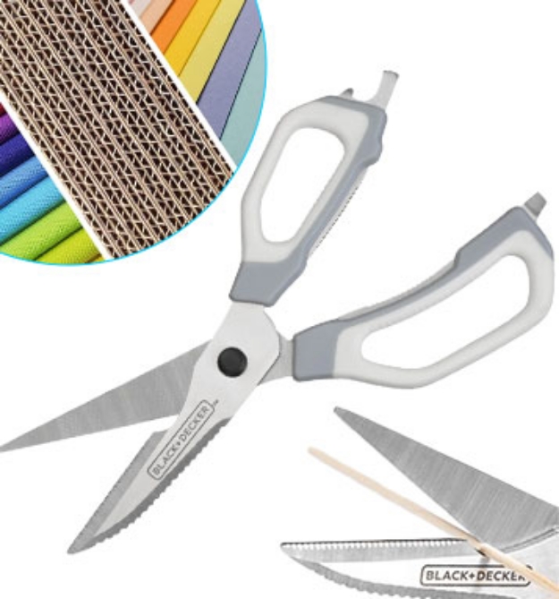 Picture 1 of Multi-Purpose Crafting Shears W/Stainless Steel Blades