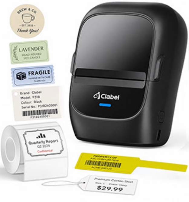 Picture 1 of Compact Bluetooth Label Maker for Home & Office