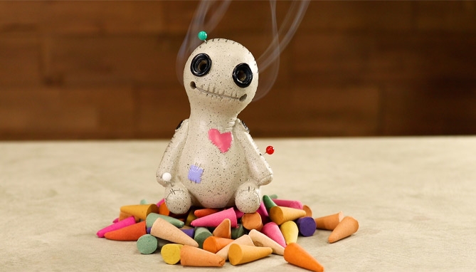 Picture 5 of DENTED/Dinged:Burnin' Bob: The Adorable Incense Holder with Bonus Cones(Dented Packaging) 