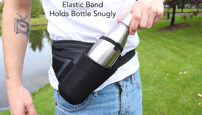 Picture 2 of DENTED/Dinged:The Hydro-Pack: Water Bottle Waist Bag(Dented Packaging)      