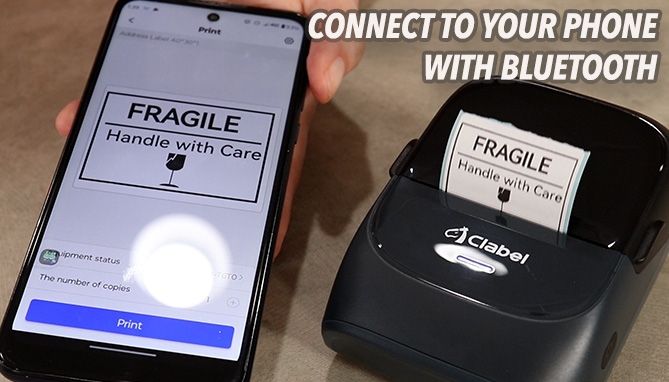 Picture 3 of Compact Bluetooth Label Maker for Home & Office