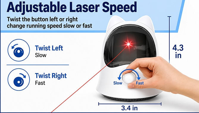 Picture 3 of Smart Laser Pet Toy for Cats, Kittens, Dogs, and Puppies