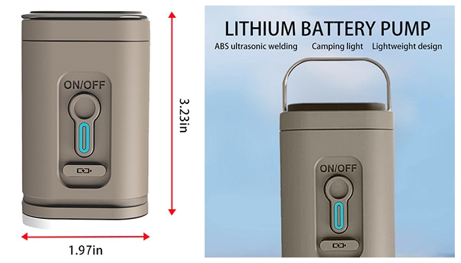 Picture 3 of Powerful Compact Air Pump With Rechargeable Battery