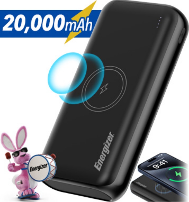 Picture 1 of Energizer 20K Ultimate Wireless Fast-Charging Power Bank