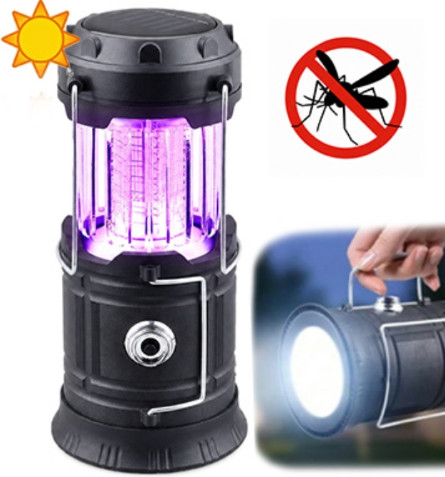 Picture 1 of Portable Bug Zapper Lantern and Flashlight Combo