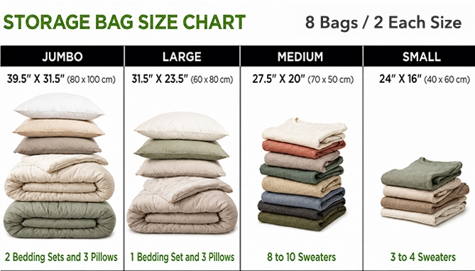 Picture 4 of Heavy Duty Vacuum Bag Kit With Hand Pump & 8 Bags