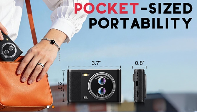 Picture 6 of Point-and-Shoot 4K Deluxe Digital Camera Kit