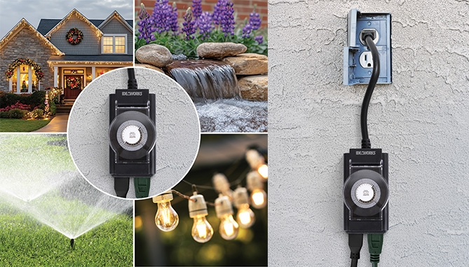 Picture 2 of Outdoor Timer With 24-Hour Clock