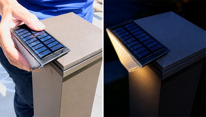 Picture 5 of Solar Stair Lights: 4-Pack for Outdoor Lighting