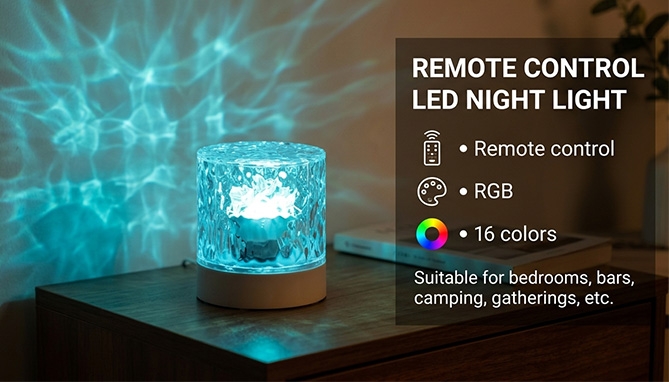 Picture 2 of Ocean Night Light Projector With Remote