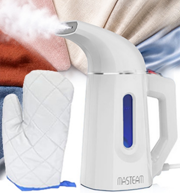 Picture 1 of Compact Handheld Garment Steamer Kit: 180ML