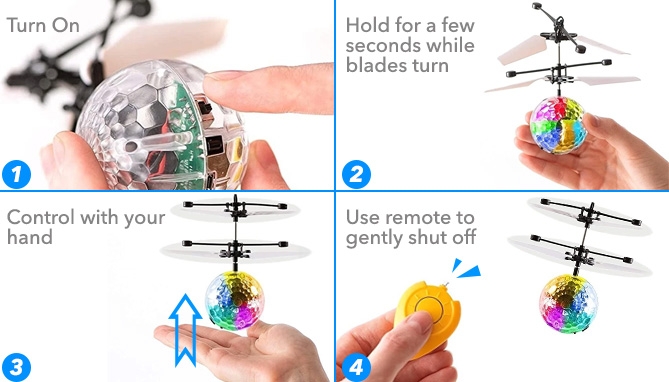 Picture 5 of Cyber Flyer Disco Orb Microcopter with Remote