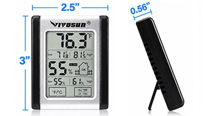 Picture 5 of Deluxe Digital Thermometer and Hygrometer Combo Unit