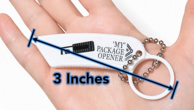 Picture 3 of Package Opener Keychain: Safer Box Cutter Alternative