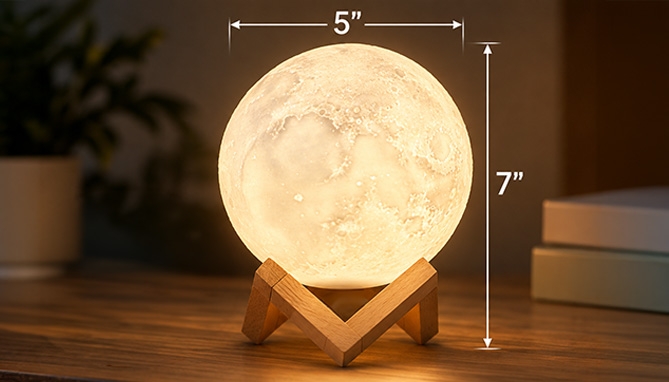 Picture 2 of LED Moon Lamp