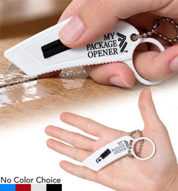 Picture 1 of Package Opener Keychain: Safer Box Cutter Alternative