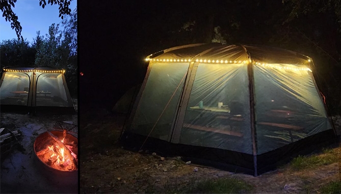 Picture 2 of Camping String Lights: The Ultimate Outdoor 4-in-1 Light