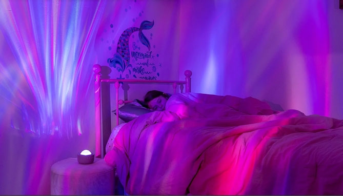 Picture 5 of 2-in-1 Aurora Wave Projector and Night Light
