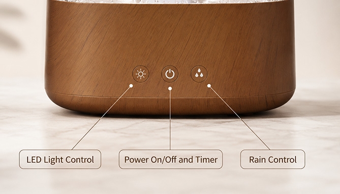 Picture 5 of Rain Cloud Light: Color Changing Nightlight With REAL Rain