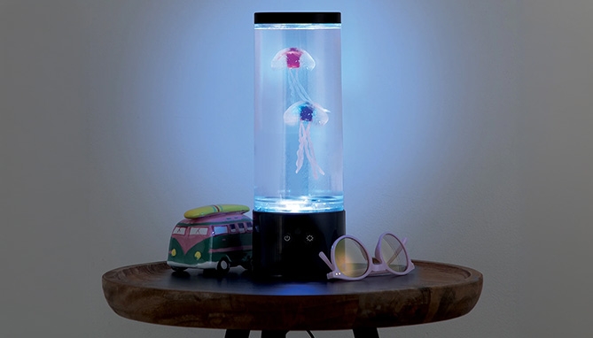 Picture 4 of 12" Realistic Jellyfish Aquarium Lamp With Color-Changing Tank