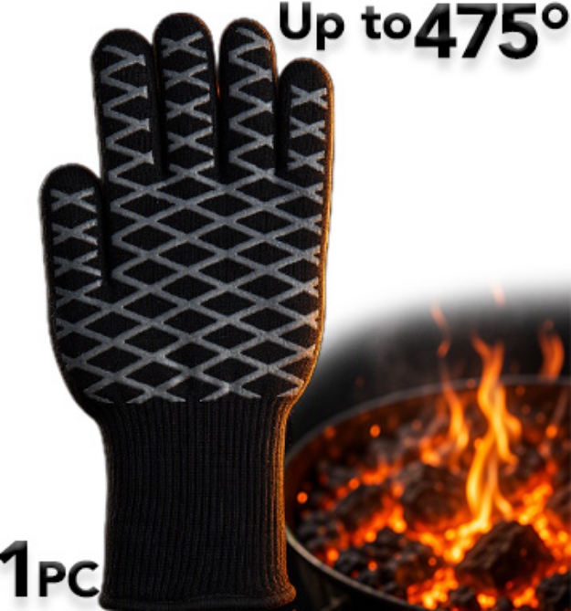 Picture 1 of 475°F Heat-Resistant BBQ Glove