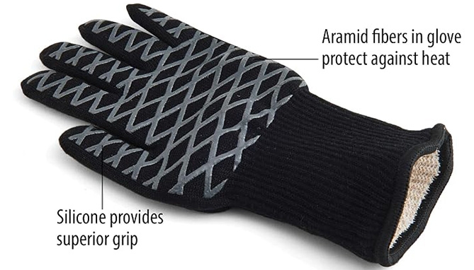 Picture 3 of 475°F Heat-Resistant BBQ Glove