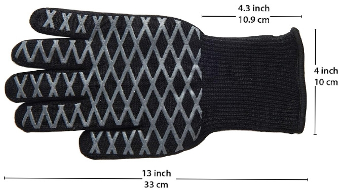 Picture 4 of 475°F Heat-Resistant BBQ Glove