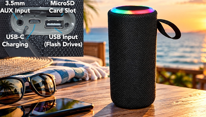 Picture 4 of Sound Loop Wireless LED Party Speaker with TWS Pairing