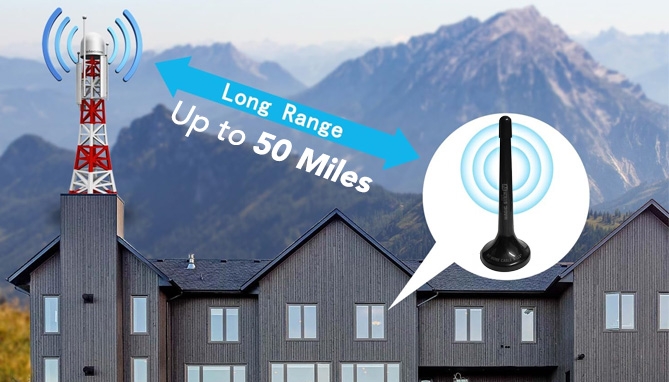 Picture 3 of Mini Magic Stick Telescopic TV Antenna: 50 Mile Range