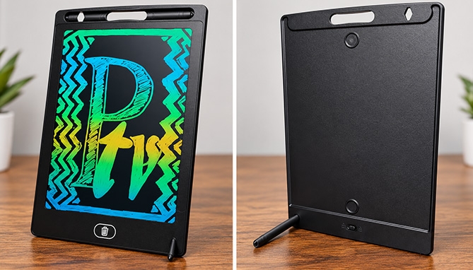 Picture 4 of LCD Reusable Doodle and Writing Pad: 10.5in Model