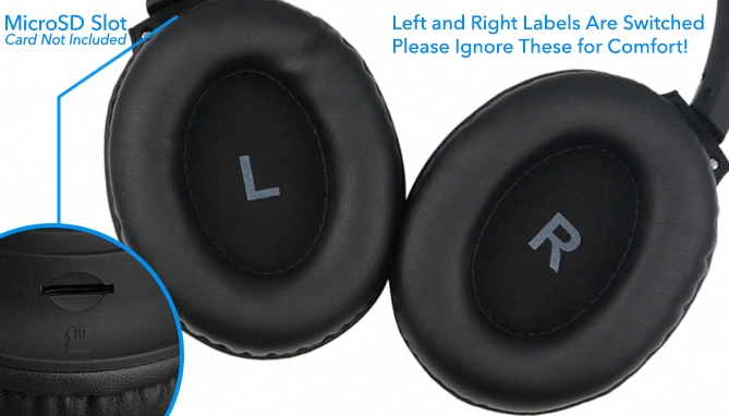 Picture 3 of On-Ear Wireless E20 Headphones Gift Set with Carrying Case
