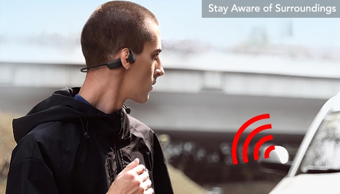 Picture 5 of True Bone Conduction Headphones: Open Ear Wireless Design